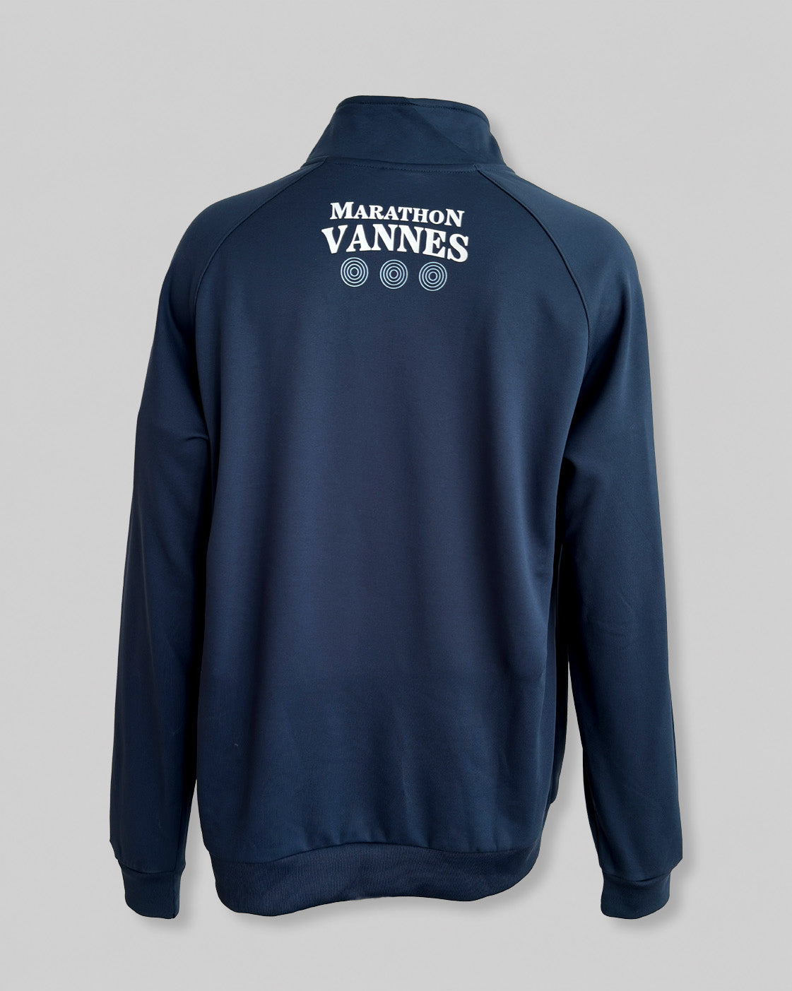 SWEAT 1/4 DE ZIP BLEU MARINE
